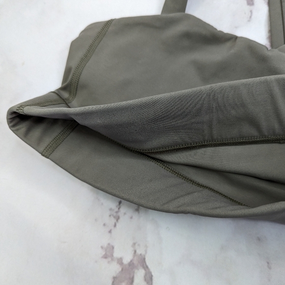 Everlane Perform Bra XS Women Brown Criss Cross Back Square Back Bralette - Picture 9 of 10